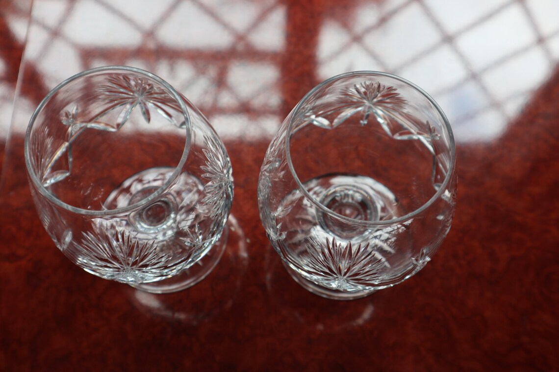 2 Edinburgh Crystal star of Edinburgh Brandy Etsy