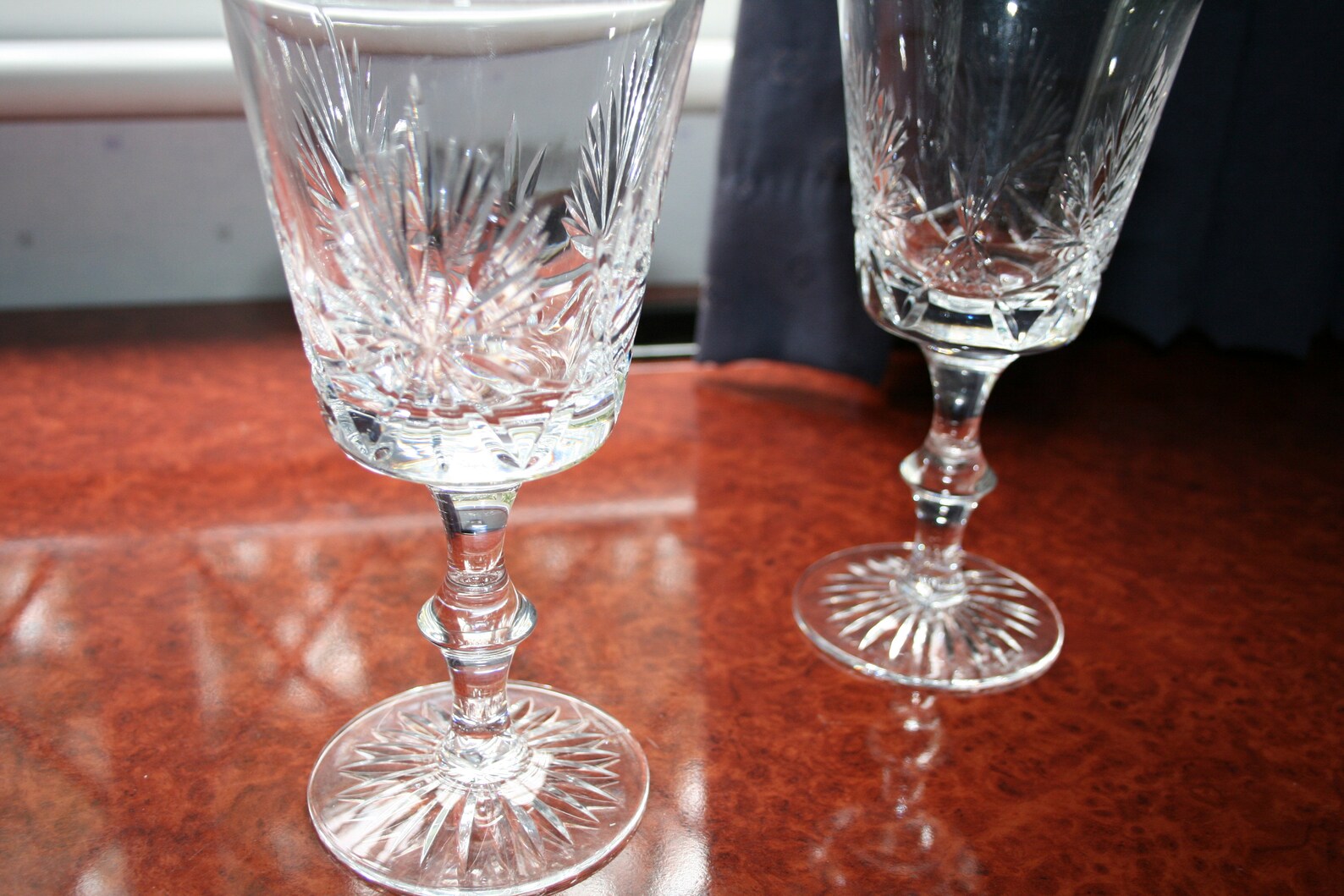 2 Edinburgh Crystal Star of Edinburgh Design Wine Etsy