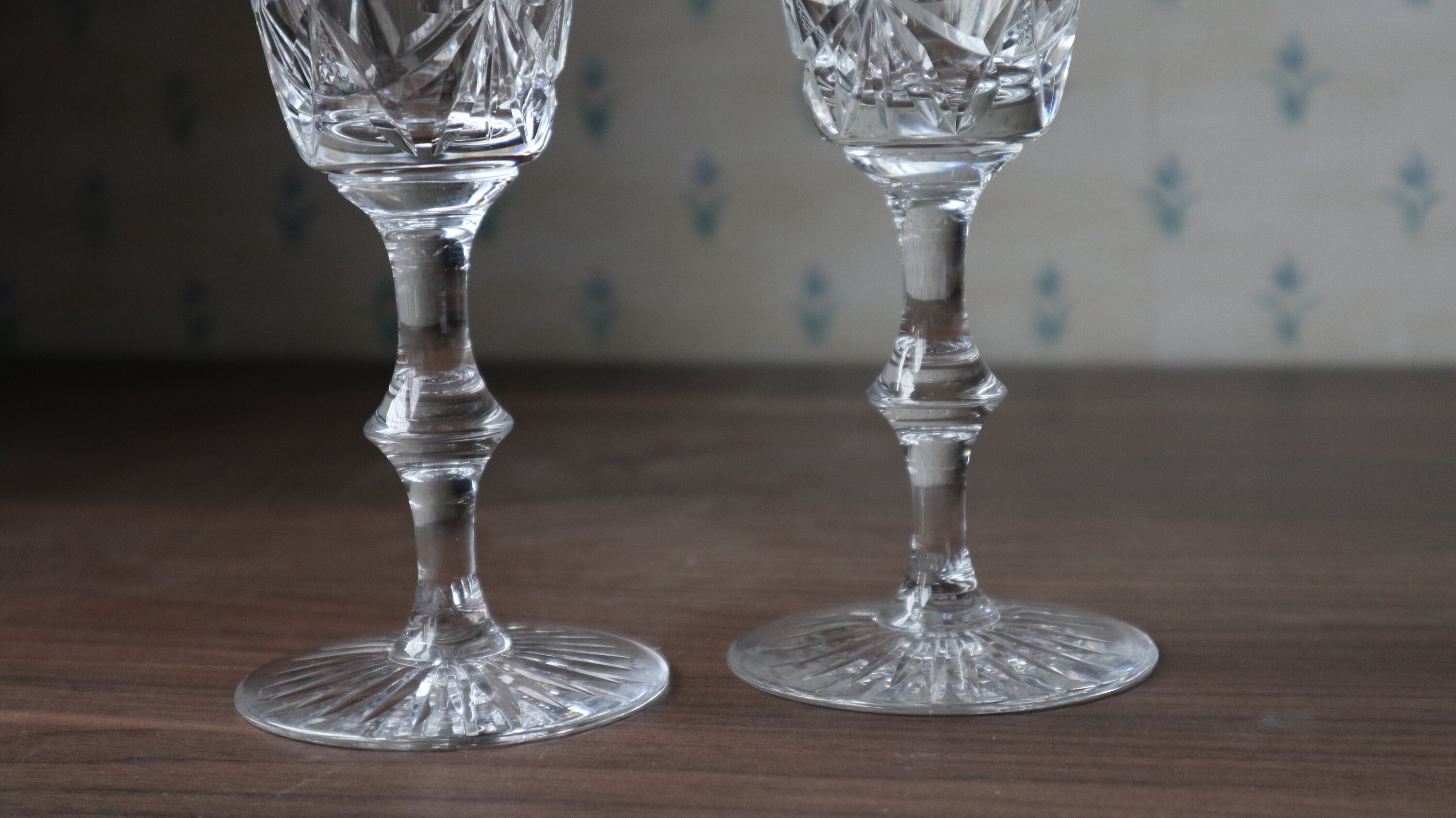 2 Edinburgh Crystal Star of Edinburgh Tall Wine Etsy