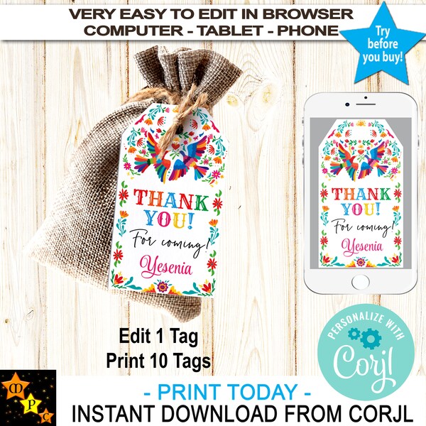 Fiesta Thank You - Etsy