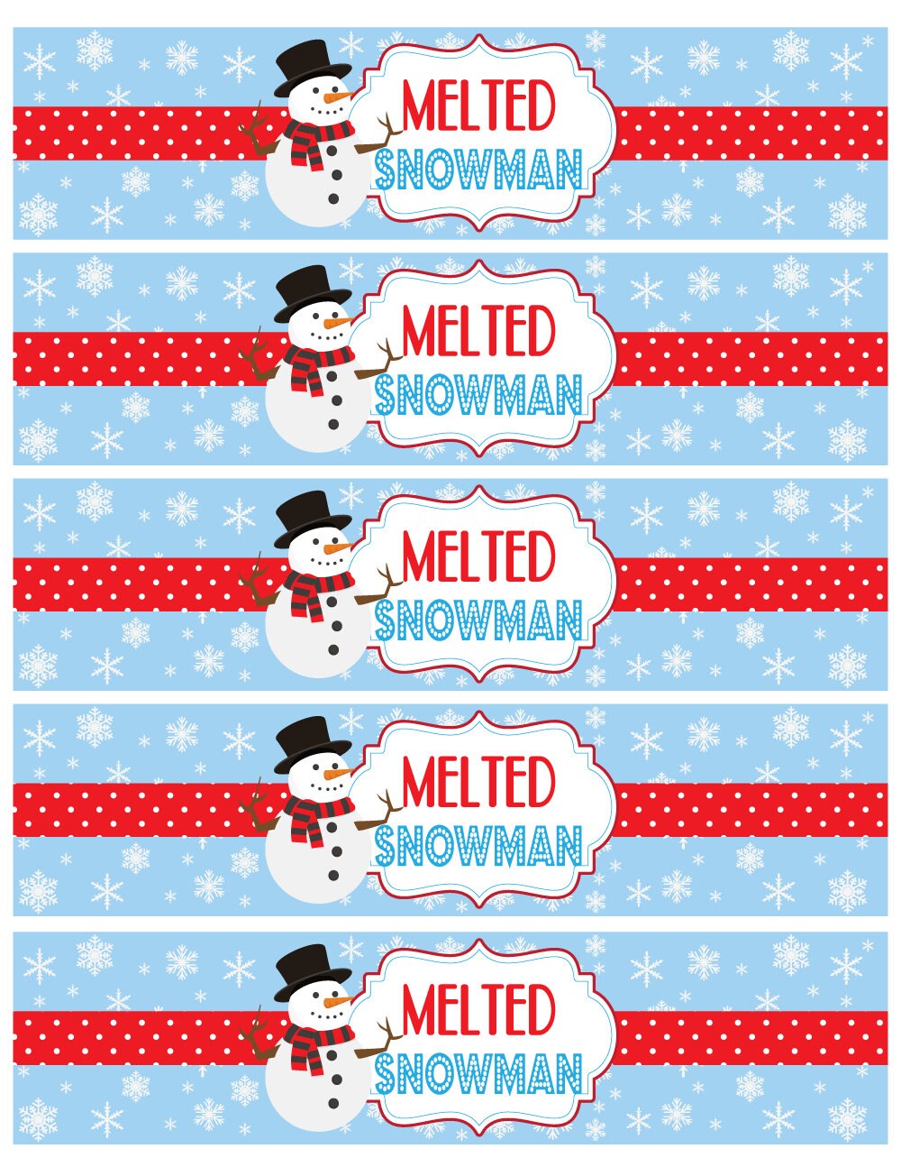 printable-melted-snowman-water-bottle-label-christmas-water-bottle-label-christmas-party-instant-download-diy-etsy