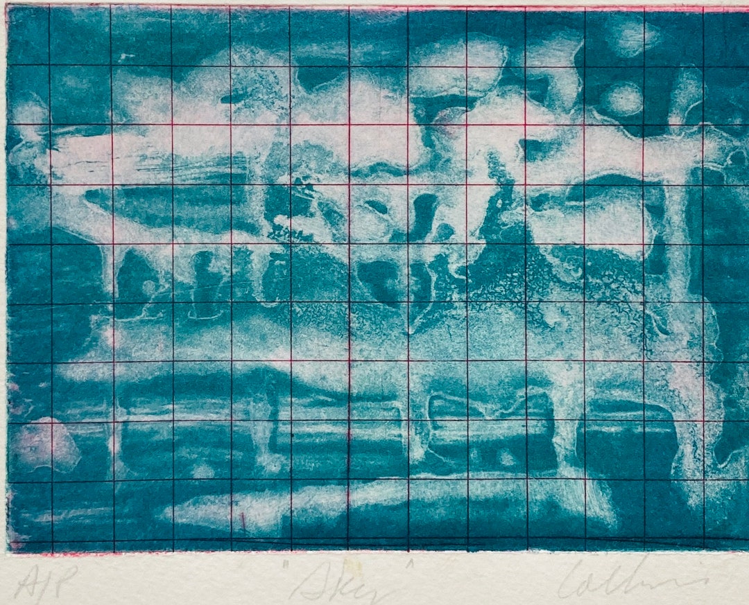 Sky, Etching, Aquatint, Image 6 1/4 X 4 1/2 Inches Size of Paper 10 X