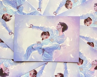 Black Swan Jimin and Jungkook 2024 Art Print