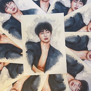 Watercolor Hyungwon Art Print