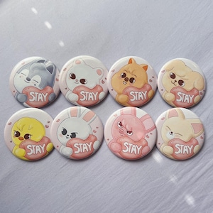 Stray Kids Skzoo 2.25” Pinback Buttons