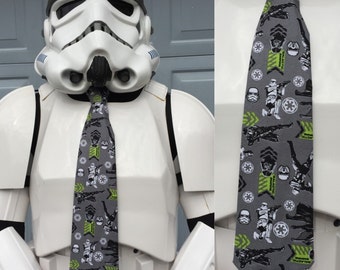 Armored Trooper sci-fi space saga Novelty Necktie ADULT size Cotton fabric Free Shipping