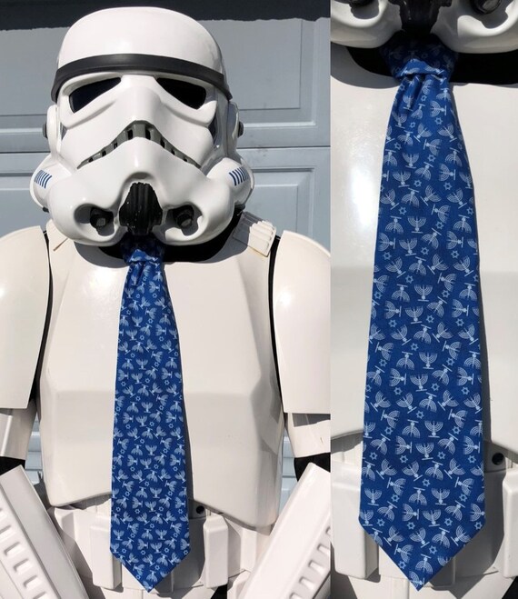 New High Quality Menorah Hanukkah Necktie