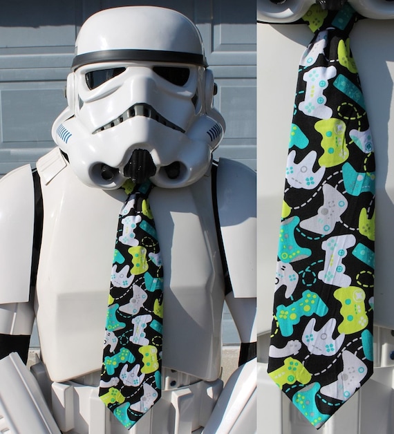Game Controller Novelty Necktie - Neck Tie Nintendo Wii Sony