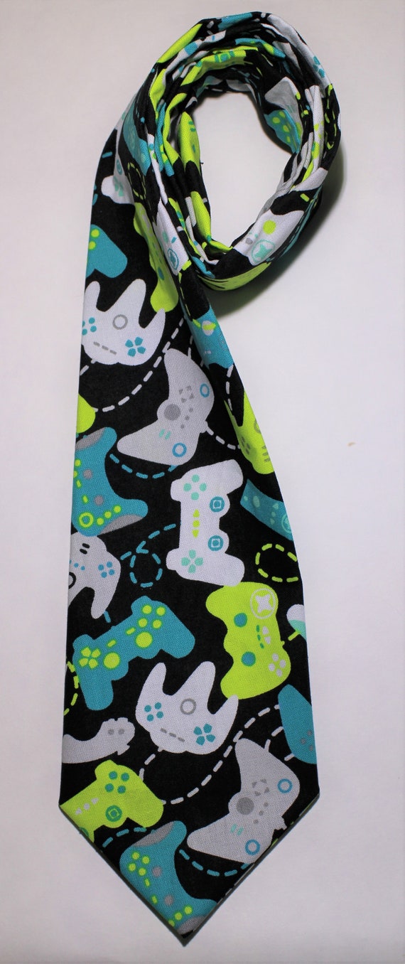 Game Controller Novelty Necktie - Neck Tie Nintendo Wii Sony