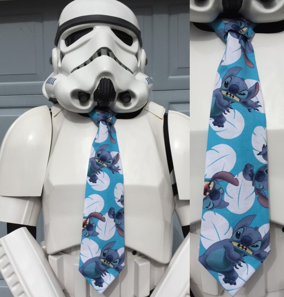 Stitch Novelty Necktie Neck Tie SciFi Lilo and Stitch Alien Etsy