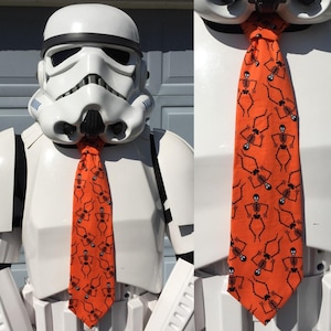 Skeleton Novelty Necktie  - Neck Tie Skeleton Skull Halloween Holiday All Hallow&#39;s Eve ADULT Cotton Free Shipping