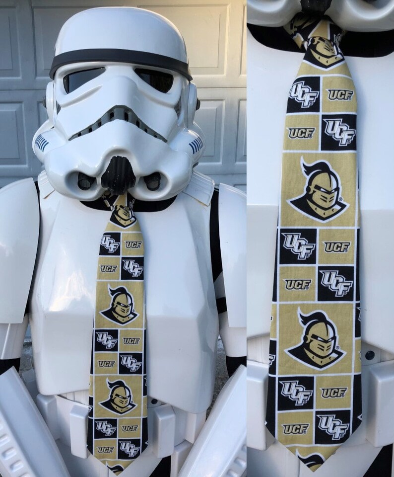 University of Central Florida Novelty Necktie UCF Knightro Pegasus Knights Neck Tie FREE SHIPPING