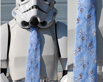 Frozen Olaf Novelty Necktie  - Neck Tie Disney ADULT Cotton Free Shipping