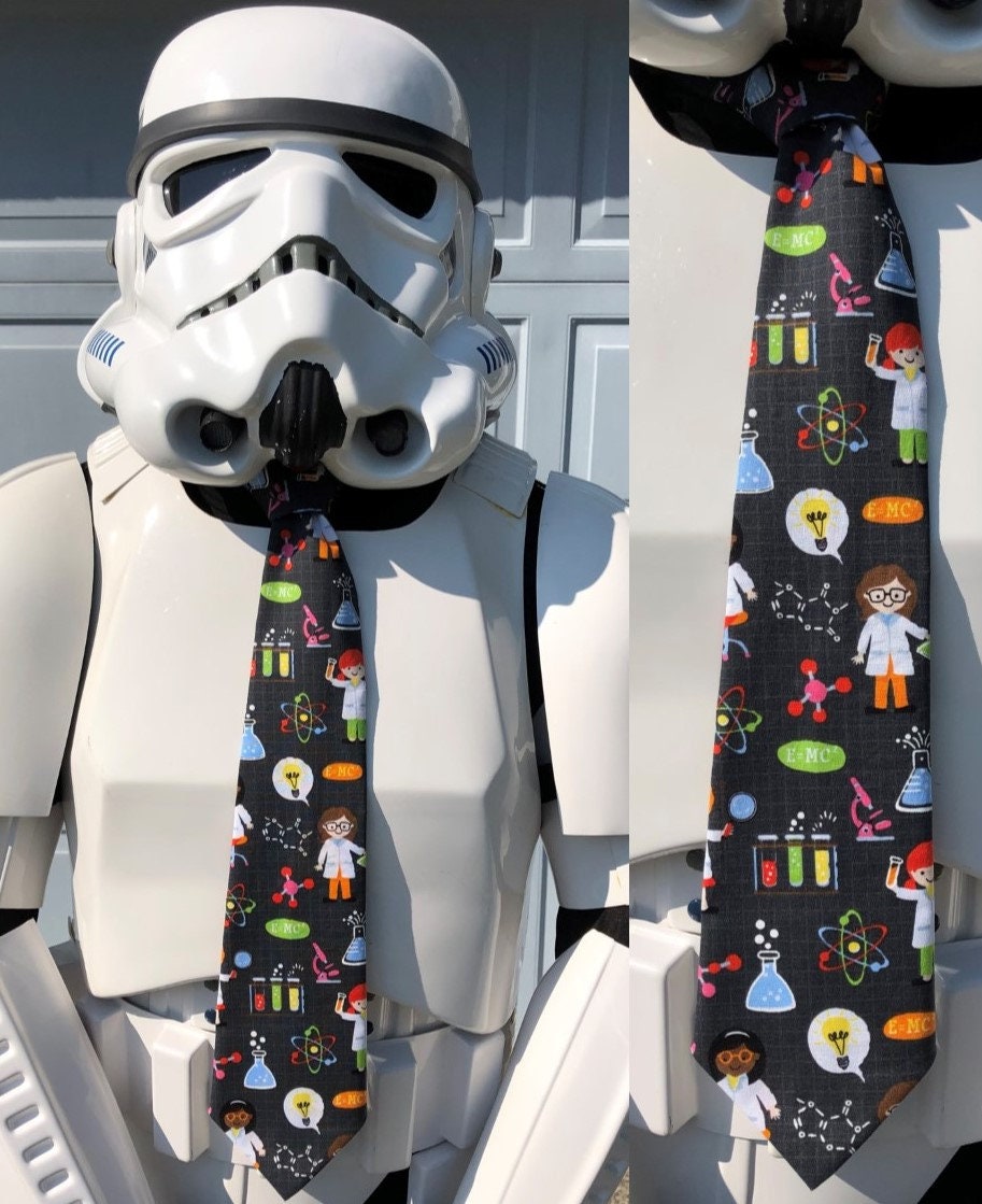 Scientist Teacher Novelty Necktie Neck Tie Education STEM Etsy