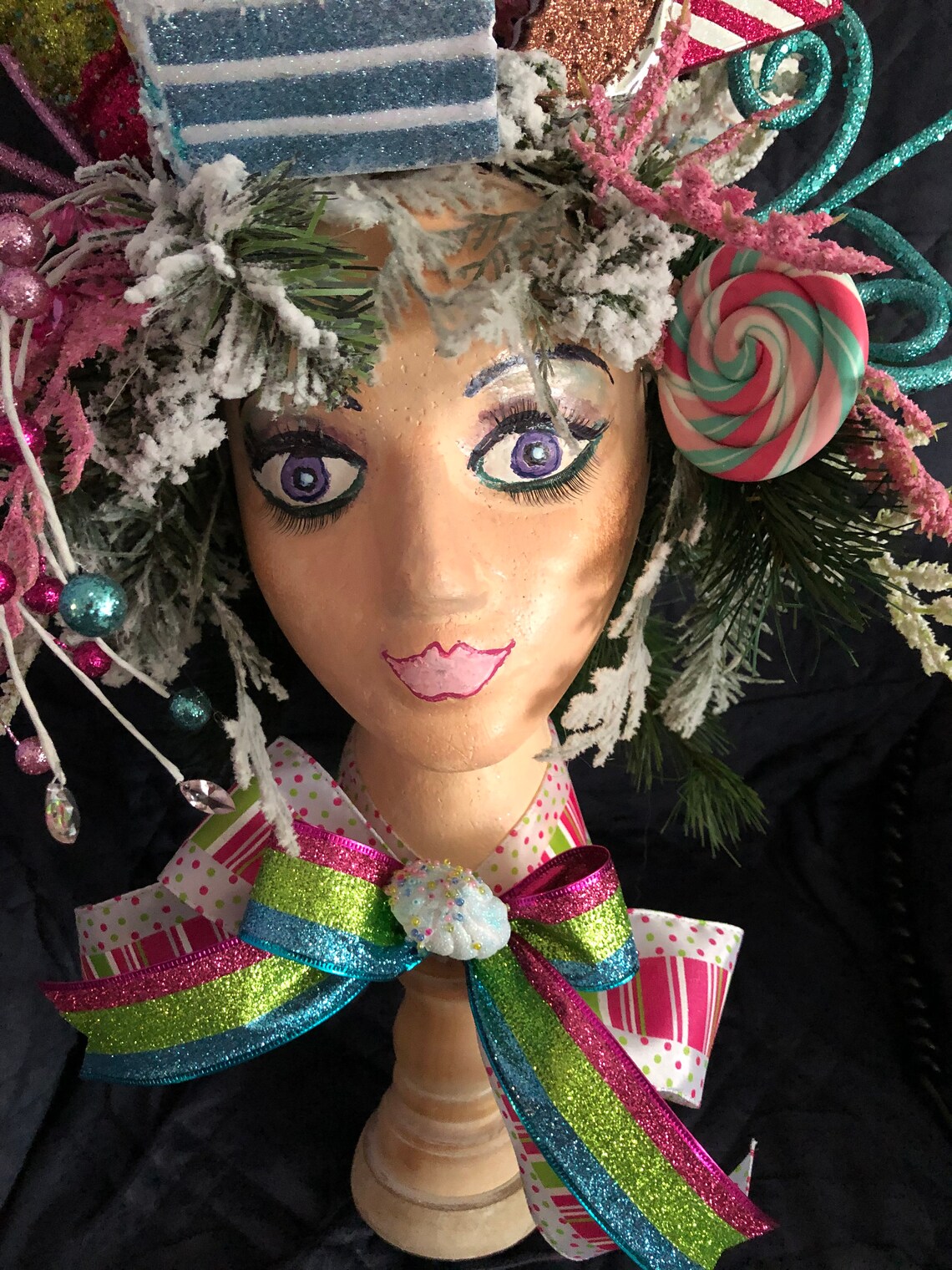 Sweet Mannequin Centerpiece, Mannequin Candy Centerpiece, Party