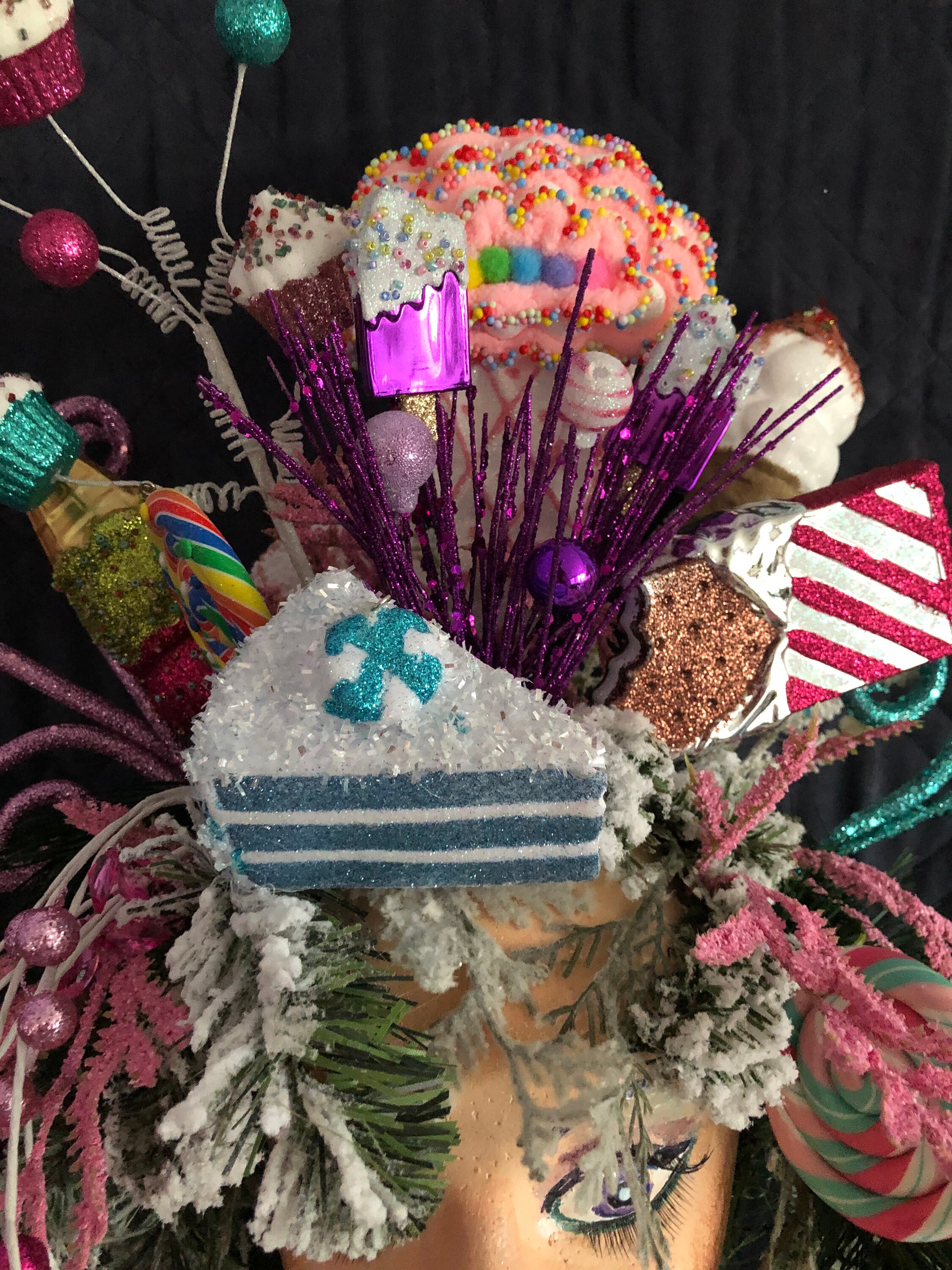 Sweet Mannequin Centerpiece, Mannequin Candy Centerpiece, Party