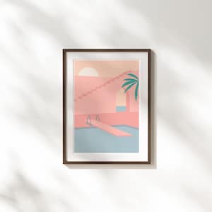 Diving Board Print A3, A4, 30 X 40 Print Summer Decor Swimming Pool ...