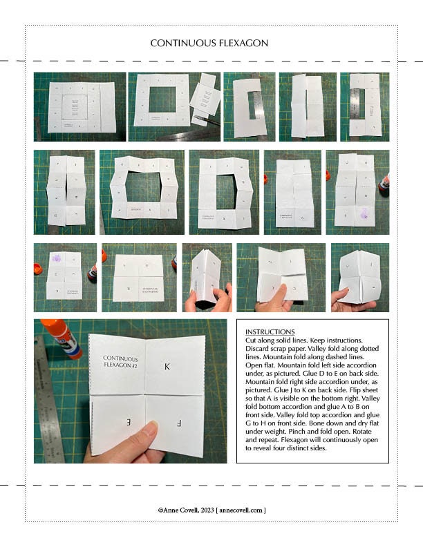 Bookbinding Tutorial, Printable Single Sheet Book Binding Kit, DIY