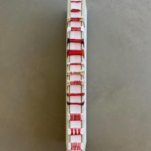 Bookbinding Sewing Sampler: 16 Historical Binding Styles, Handmade Book in Linen Clamshell Box afbeelding 3