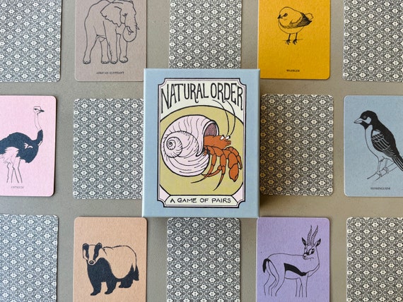Symbiotic Relationship Card Game: Natural Order Memory Game, Ecology Learning