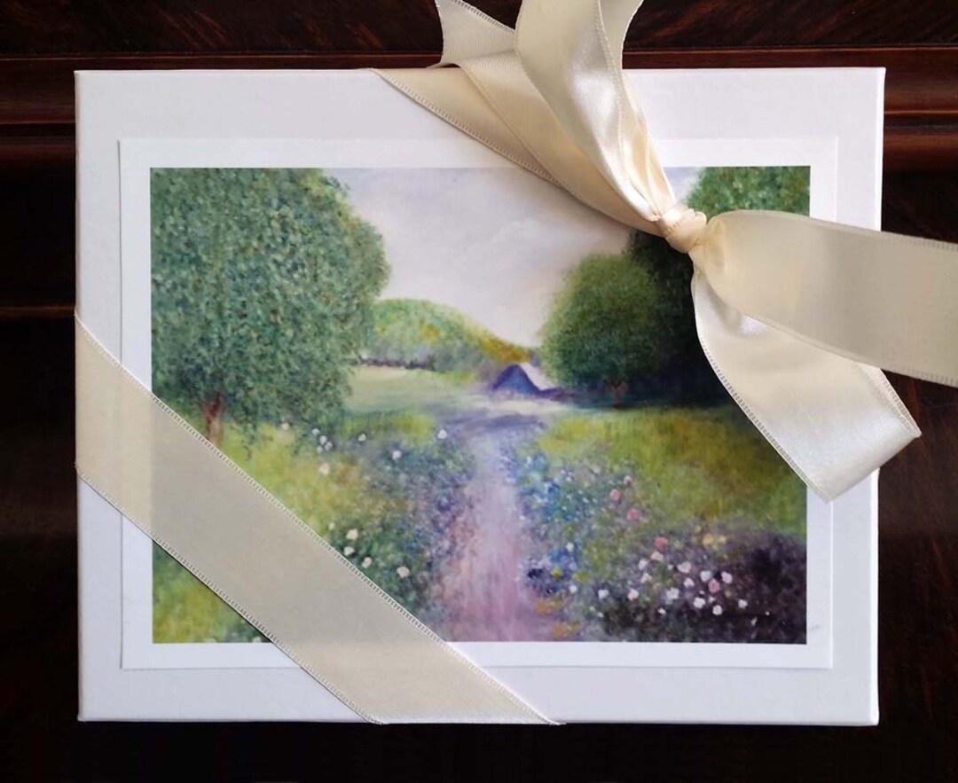 Boxed Note Cards...an Assortment of (8) Note Cards of Impressionistic ...