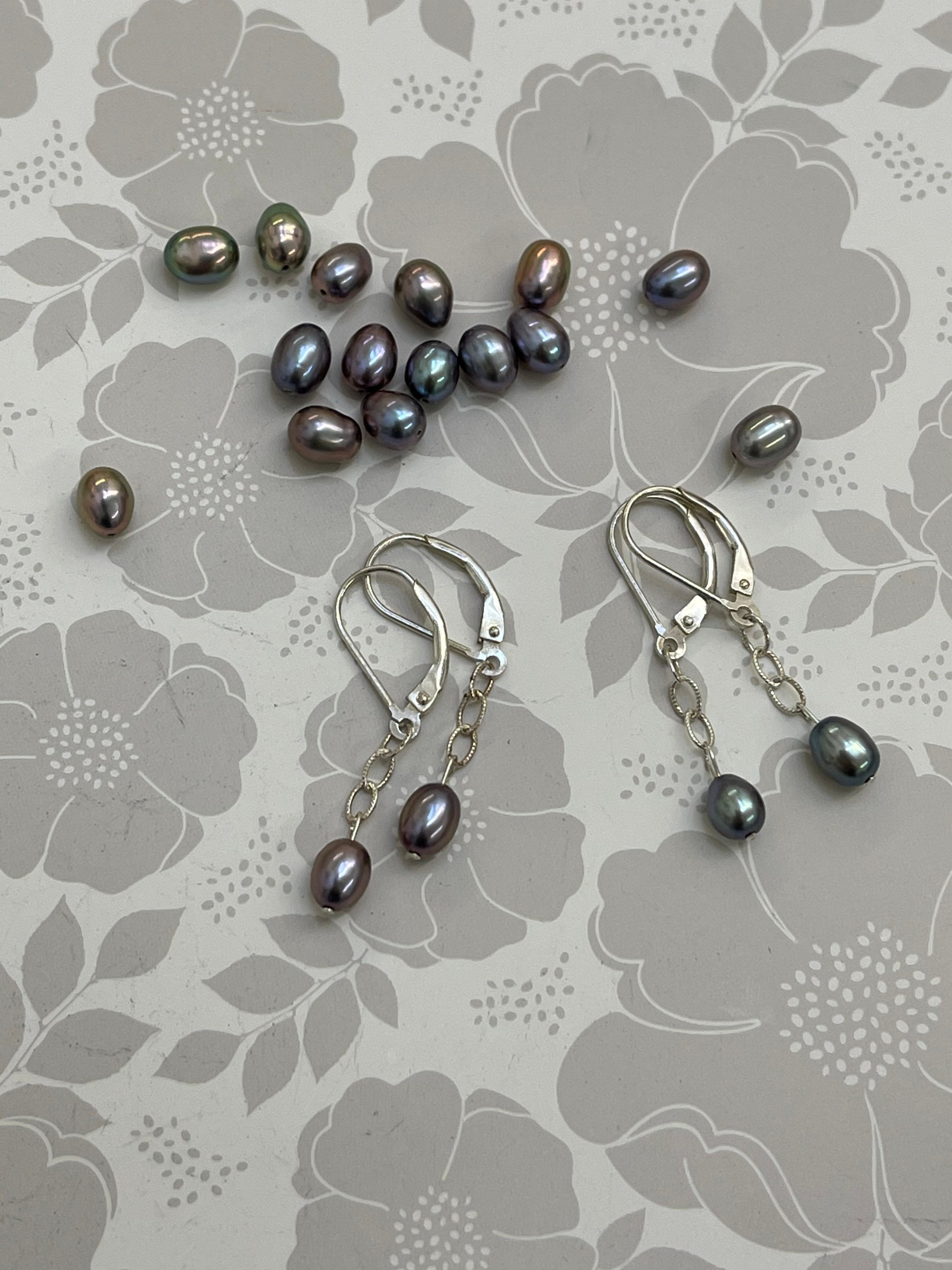 Bridesmaids Earring Sets Choose Iridescent Green/blue Purple Etsy UK