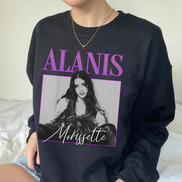 Alanis morissette _ chemise de style vintage, chemise Alanis des années 90, chemise de fan Alanis