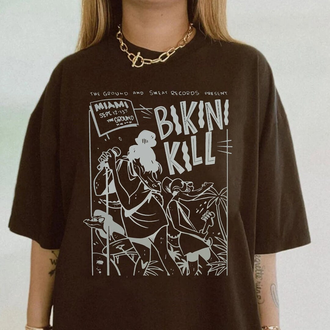 Bikini Kill Vintage Shirt, Bikini Kill Rock Band Shirt, Rock Music
