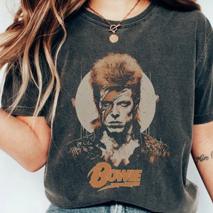 David Bowie Comfort Colors, Classic Rock, Vintage, Retro Vintage, David Bowie