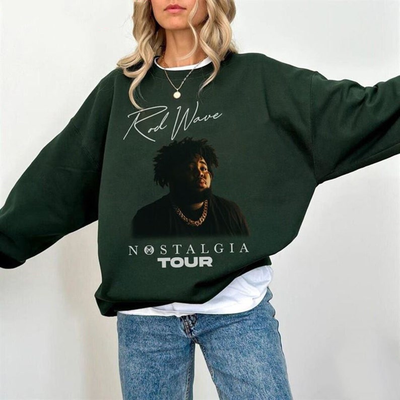 Rod Wave Nostalgia Tour 23 Aesthetic Shirt Rod Wave Shirt Etsy