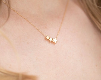 Shooting Star Necklace ~ Silver/Gold/RoseGold