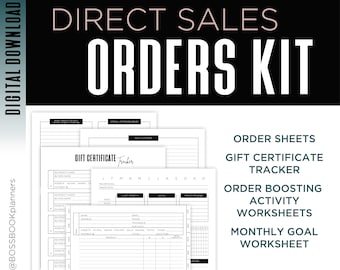 Order Tracking  |  Direct Sales Worksheets