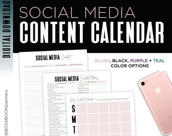 SOCIAL MEDIA  |  Content Calendar