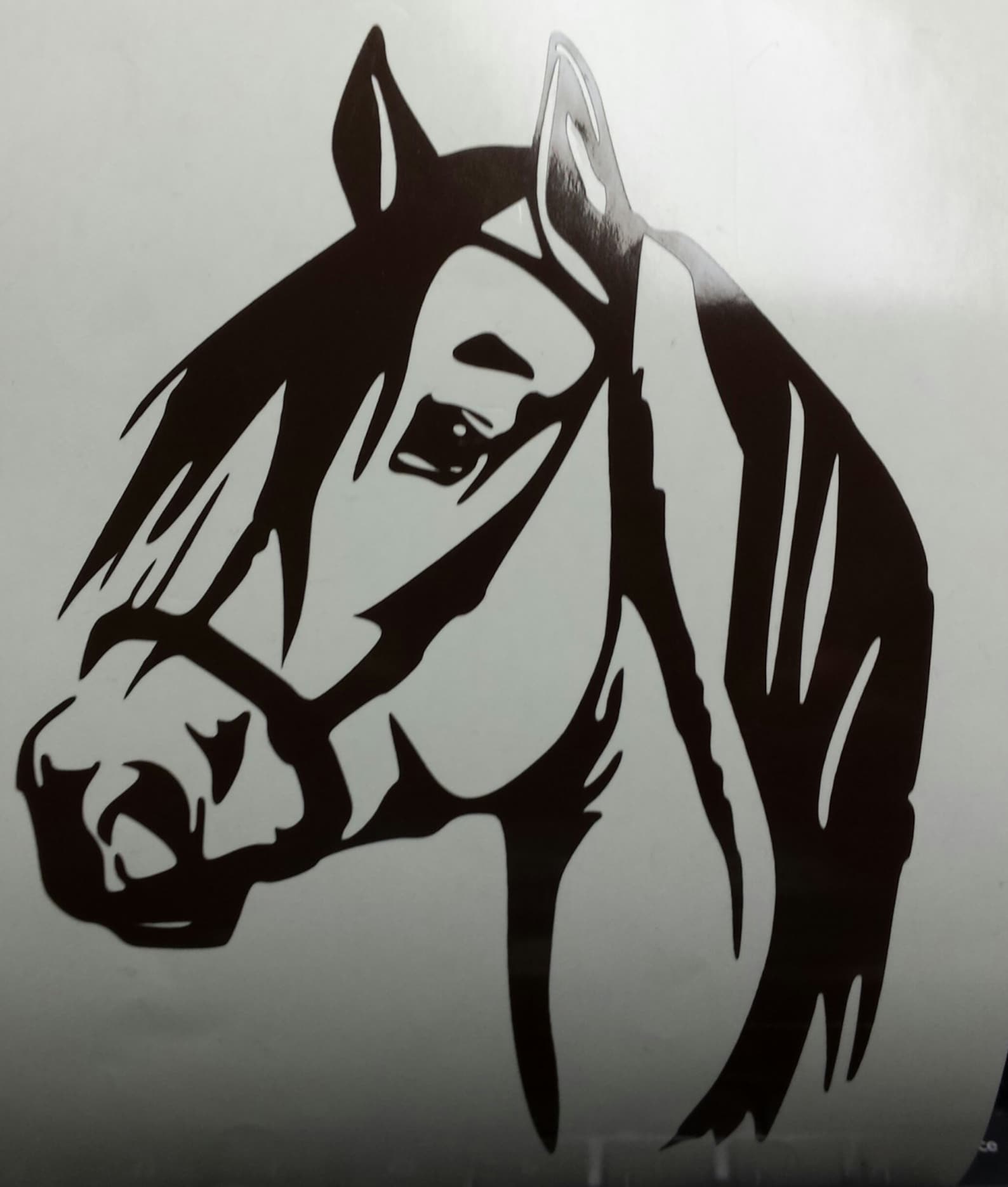 Horse head decal Etsy