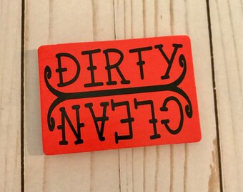 Dishwasher Clean Dirty Magnet Orange Indicator