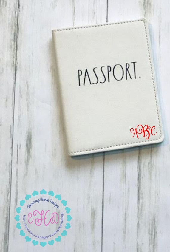 rae dunn passport cover