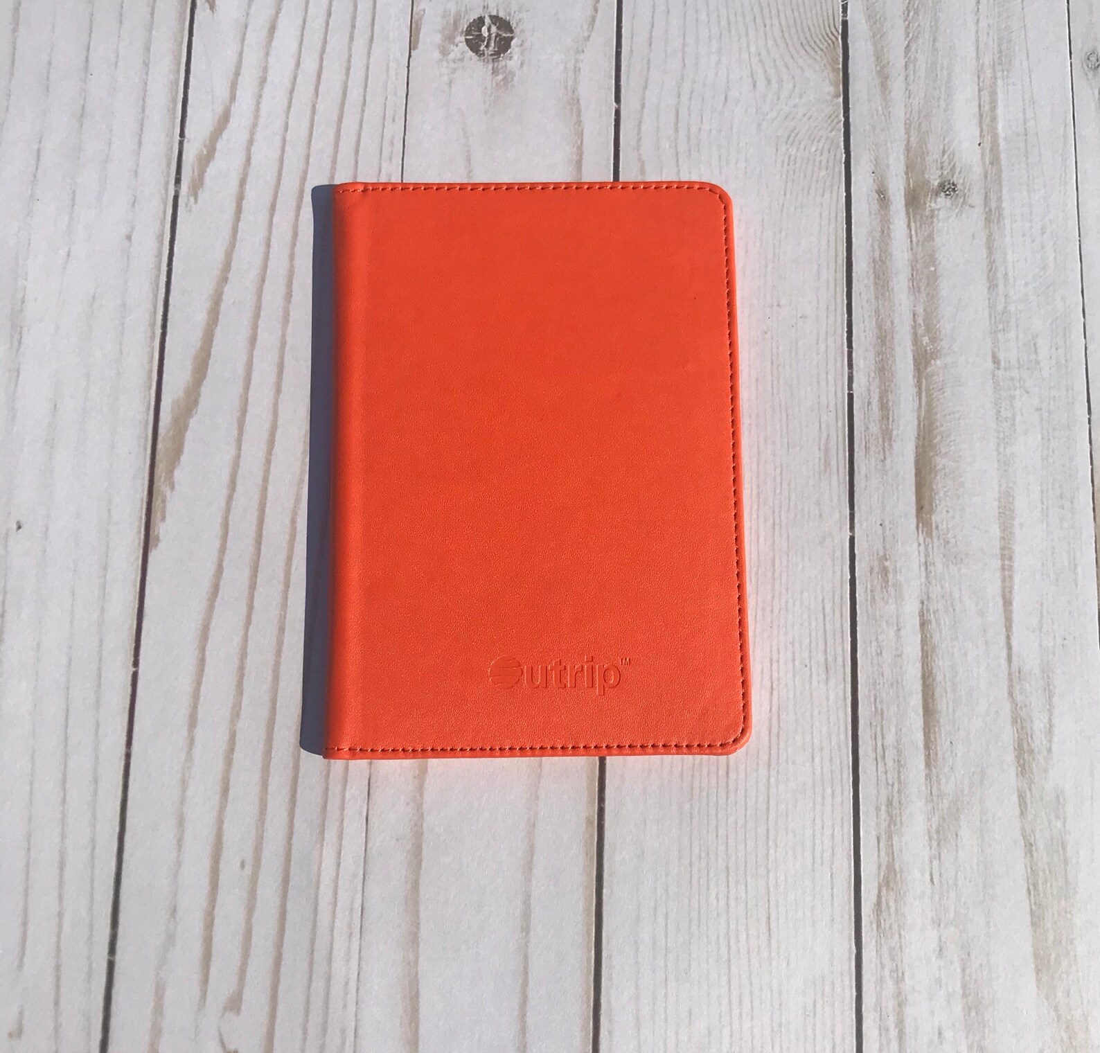 Monogrammed Orange Passport Holder Orange Passport cover Etsy