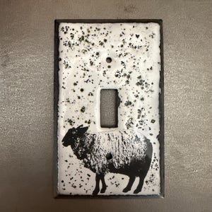 Enamel on Copper Switchplate (single toggle)