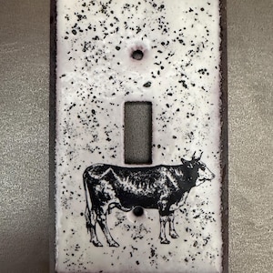 Enamel on Copper Switchplate (single toggle)