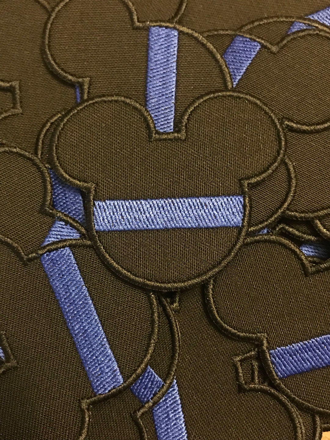 Thin Blue Line Mickey Patch - Etsy