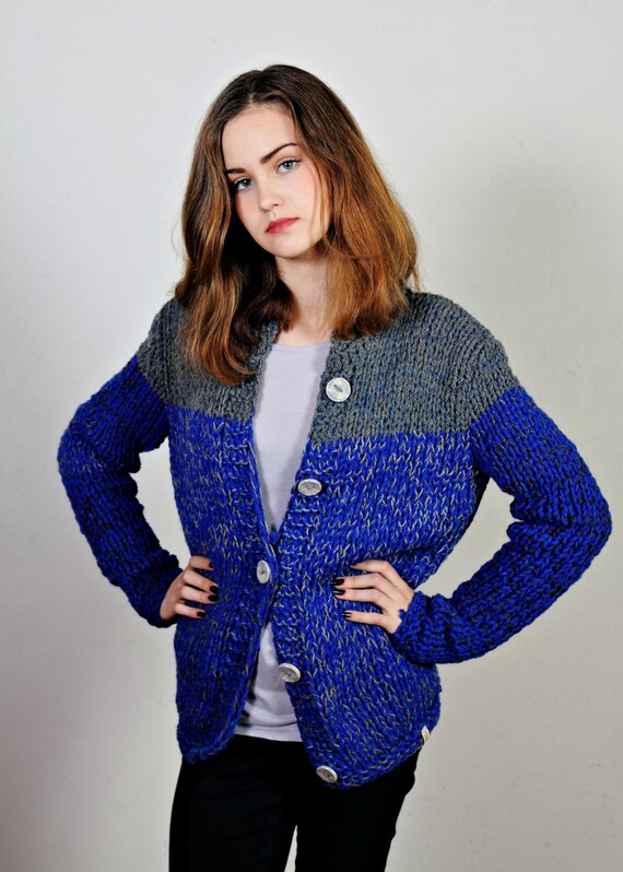 Stacie Cardigan Navy Blue 6