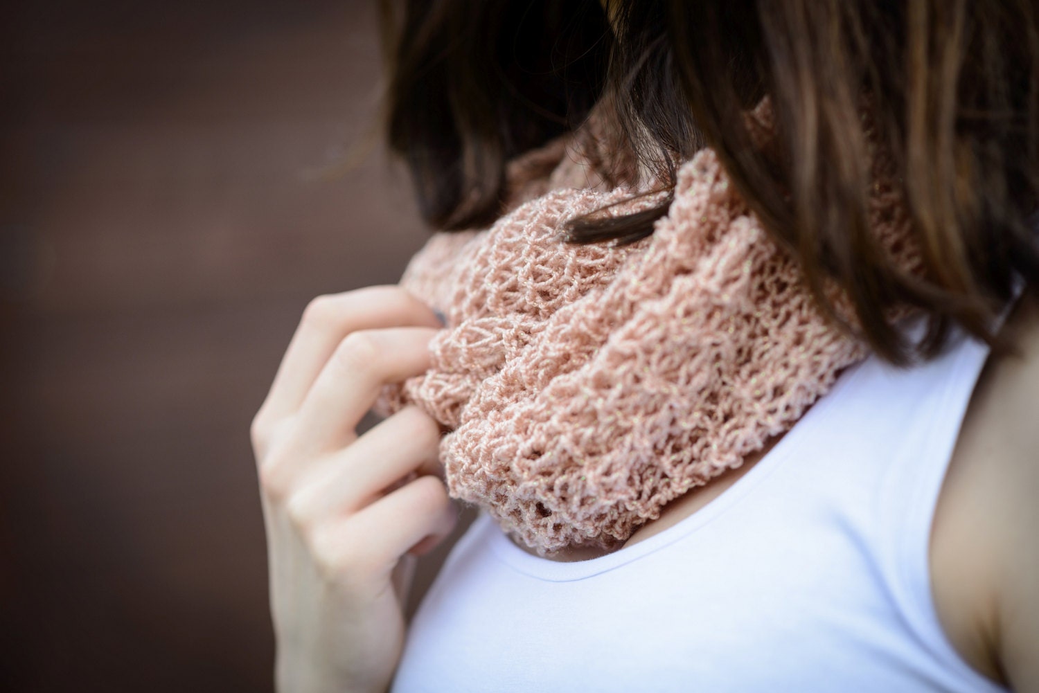 shawl for pink dress