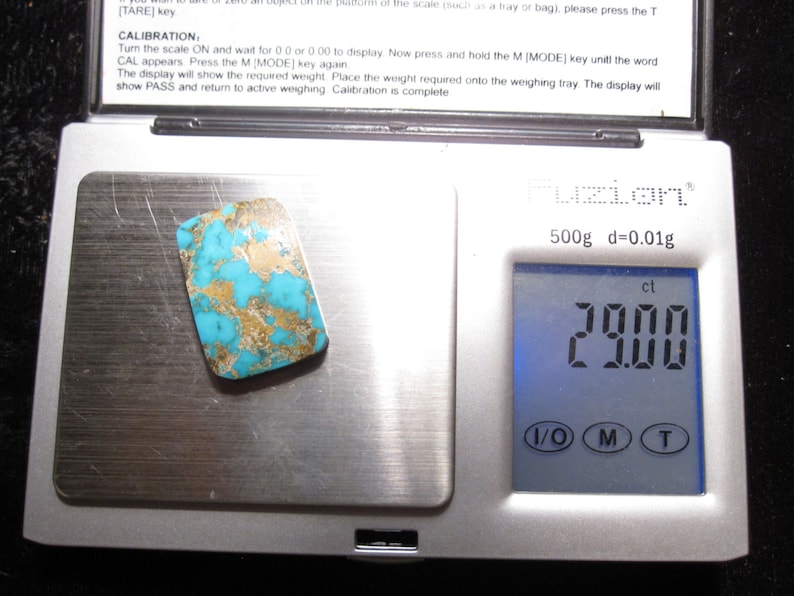 Natural Thunder Mountain American Turquoise  Cabochon Stone Untreated Gemstone  Highgrade 29 carats 27 mm x 19 mm approx