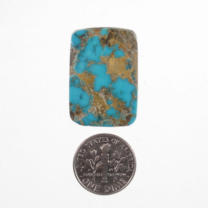 Natural Thunder Mountain American Turquoise Cabochon Stone Untreated Gemstone Highgrade 29 carats 27 mm x 19 mm approx