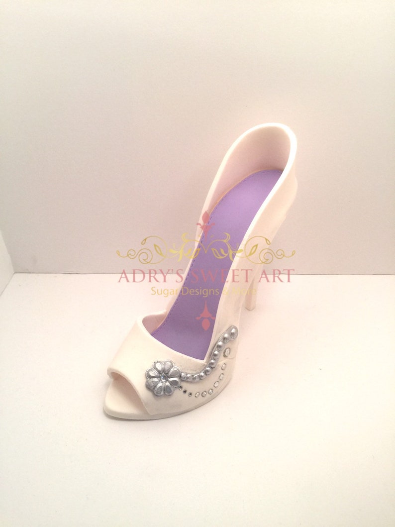 Gum Paste High Heel Shoe Cake Topper image 4