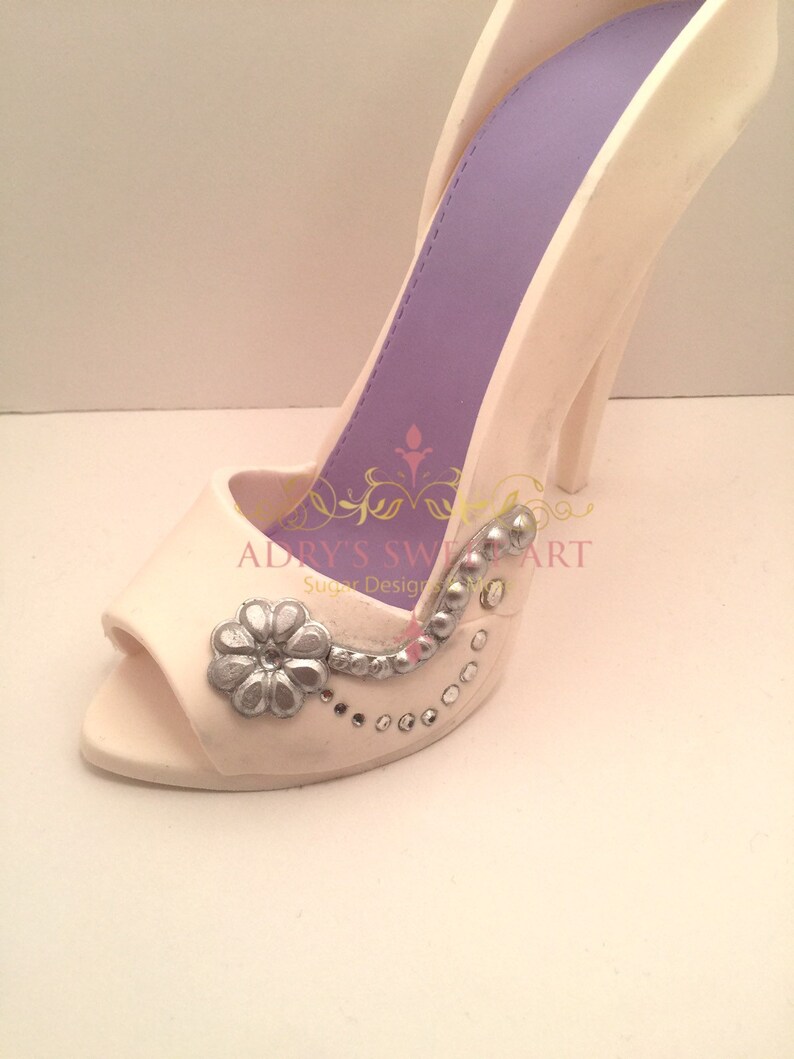 Gum Paste High Heel Shoe Cake Topper image 5