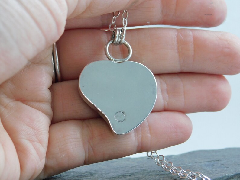 104 Carnelian Heart pendant necklace Valentine/'s day necklace 0.925 sterling silver