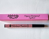Organic Waterproof Eyeliner (Black Ink) and accessories