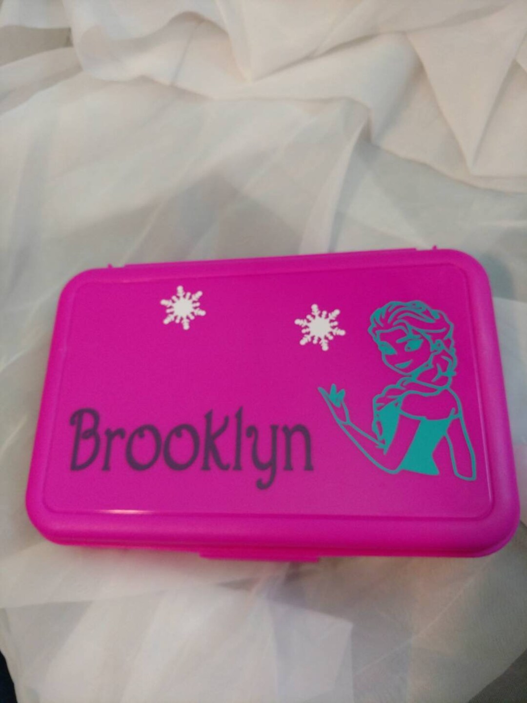 Personalized Pencil and Crayon Holder Box. All About Choices Etsy