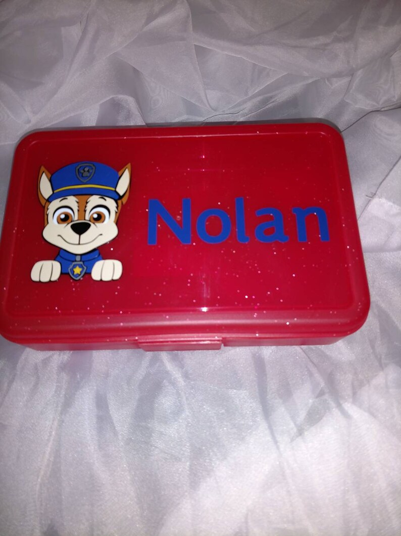 Personalized Pencil and Crayon Holder Box. All About Choices Etsy